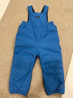 Patagonia Royal Blue Kids Snow Bib Overalls